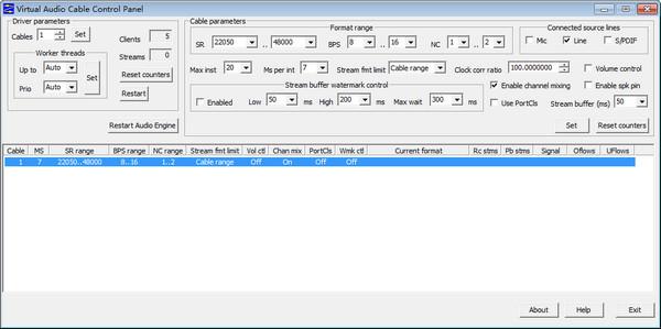 Virtual Audio Cable软件截图
